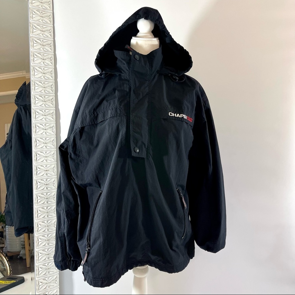 ❌SOLD❌ CHAPS Ralph Lauren windbreaker pullover hoodie half zip men's size S